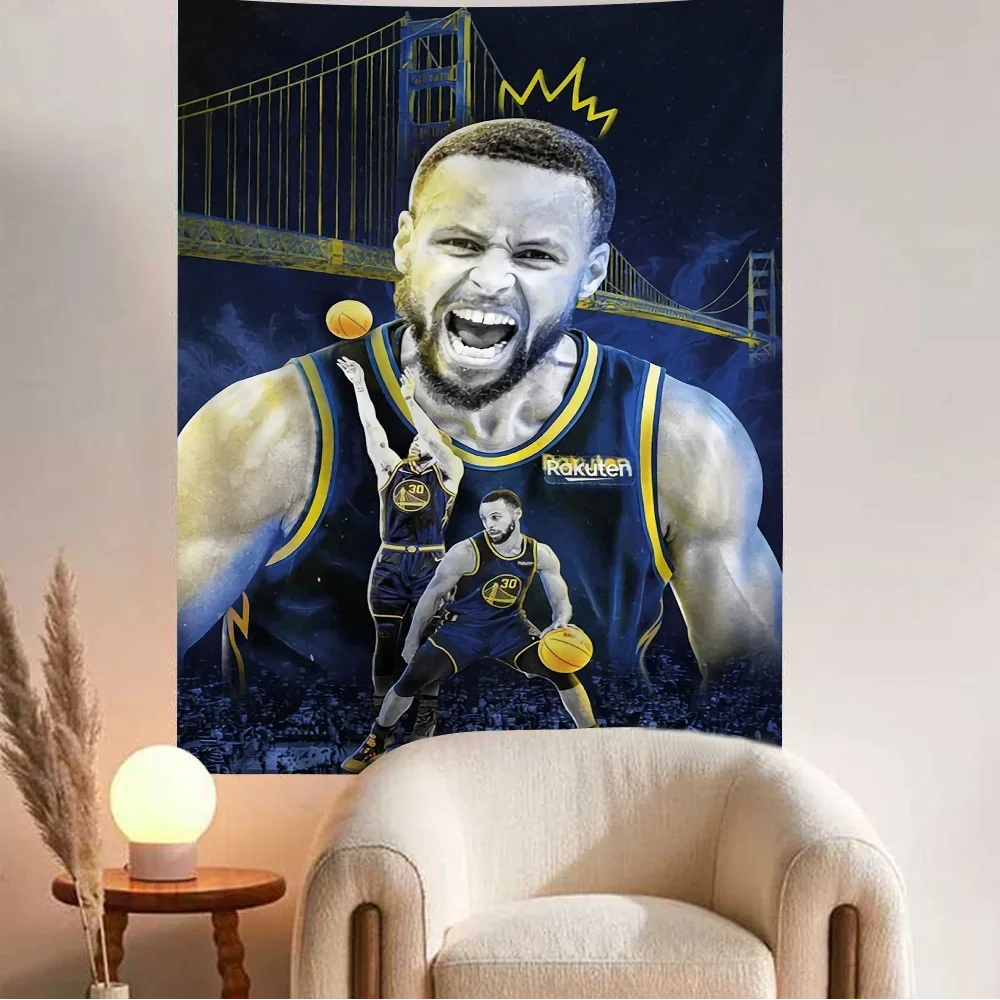 Горячий баскетболист красочный гобелен настенный хиппи цветок настенные ковры