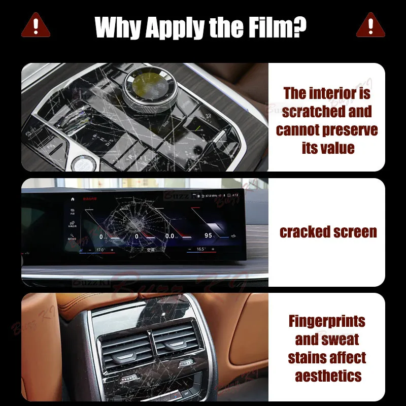 2018-2023 для Volvo XC60 ТПУ Прозрачная пленка автомобильная наклейка внутреннего