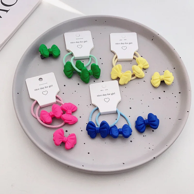 

Hair Clip Cute Girl Headwear Bow Hairpins Hair Band Cartoon Fashion Elastic Headdress For Kids Children Hair Accessories Gift