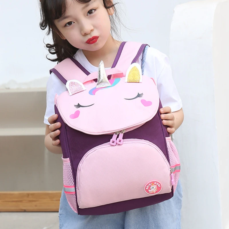 New Unicorn Dinosaur Student Schoolbags In Kindergarten Boys Girls Primary School Children Anti Splash Portable Backpack