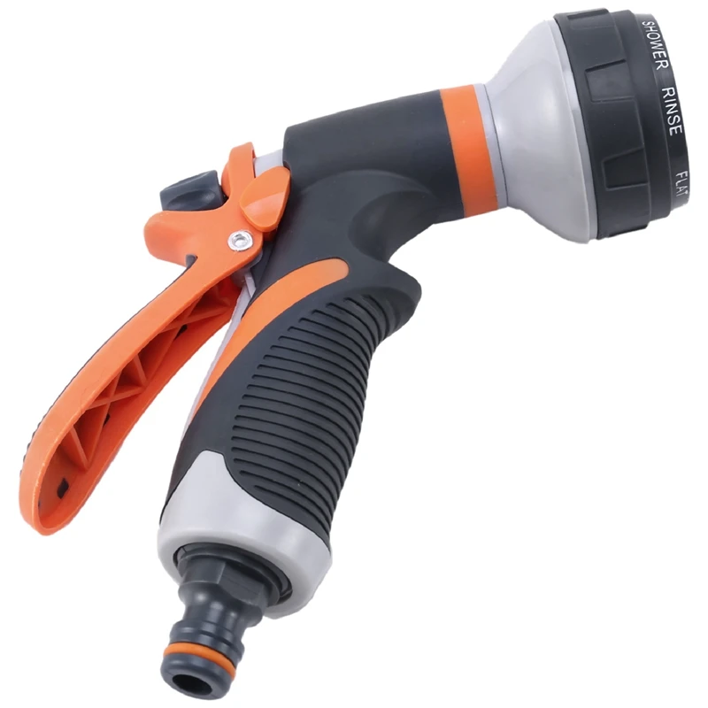

4 Pack Garden Hose Nozzle, 8 Adjustable Hose - High Pressure Hand Sprayer For Watering Lawn, Washing, Sidewalk Cleaning