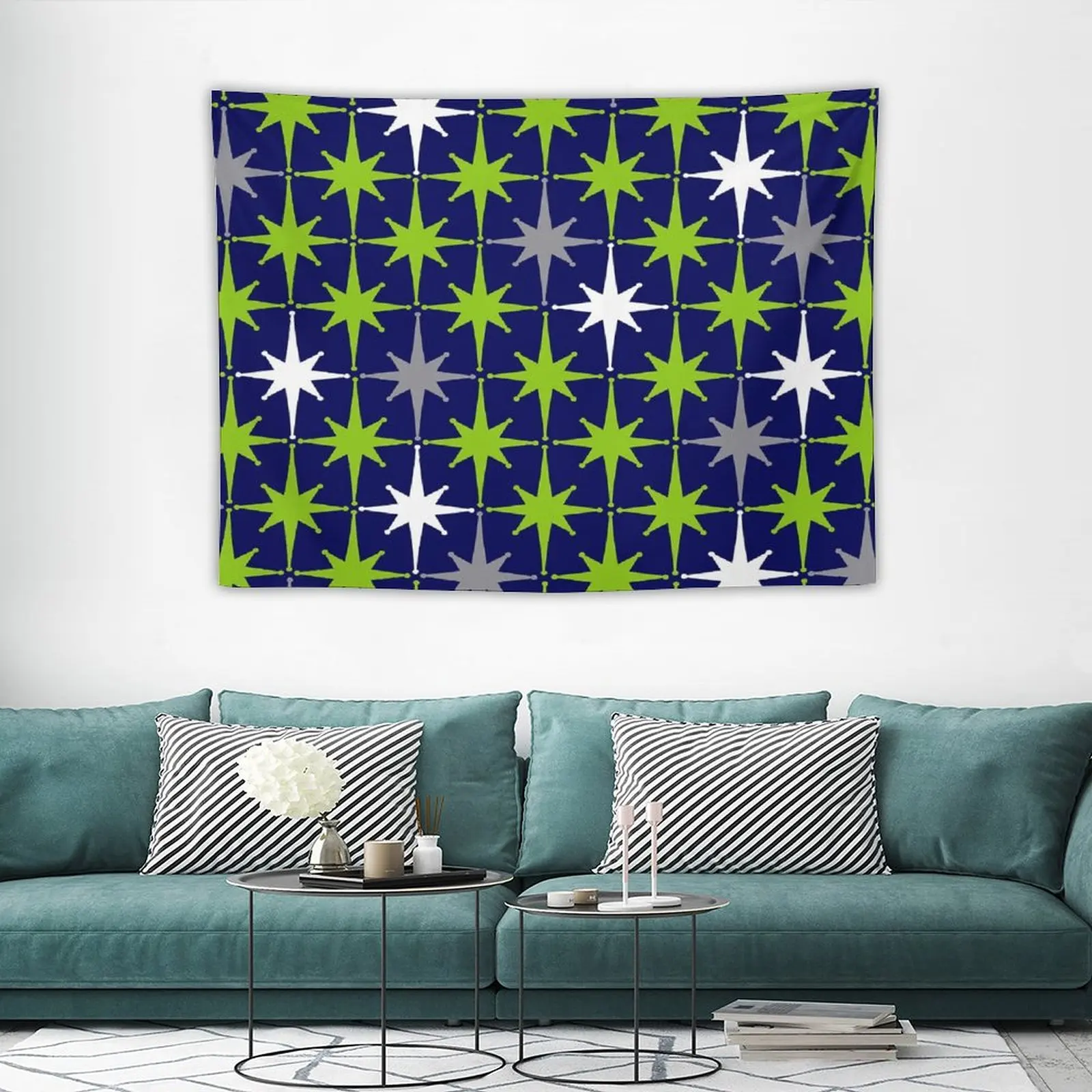

Gothic Home Decor Boho Atomic Age 1950s Starburst Pattern 2 in Tapestry Home and Decoration Decor for Room Home Decoration Acces