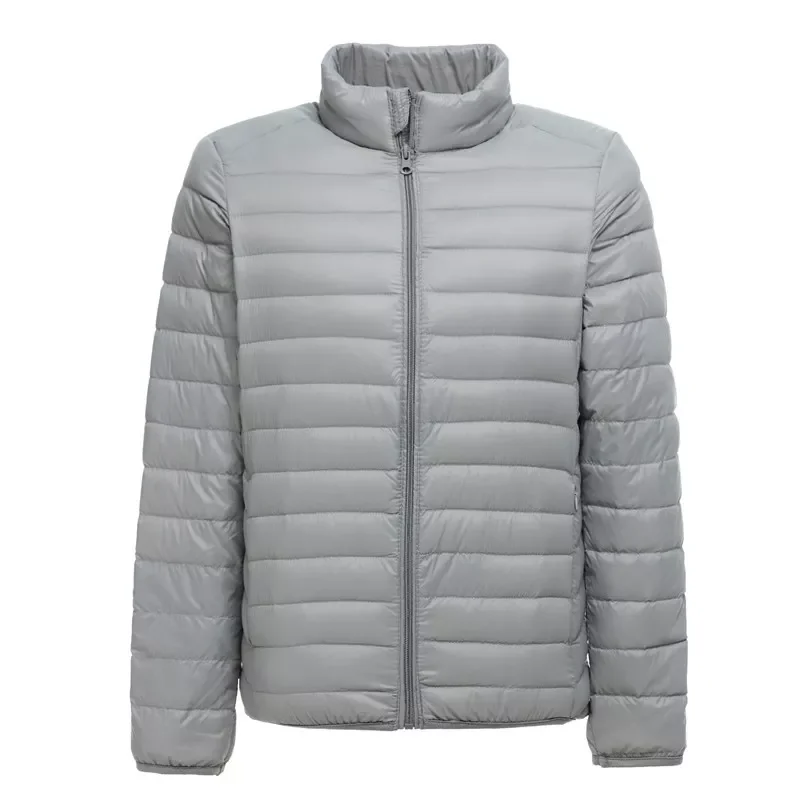 NEW Lightweight Water-Resistant Packable Puffer Jacket 2021 New Arrivals Autumn Winter Male Fashion Stand Collar Down Coats