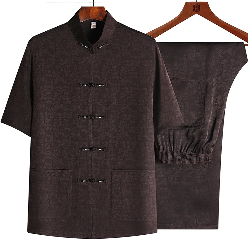 

Летний костюм Yourqipao 2023 Тан, одежда для Layman, хлопковая, конопляная, в китайском стиле, ханьфу, костюм в старинном стиле, футболка и штаны, Наборы для мужчин и Пап