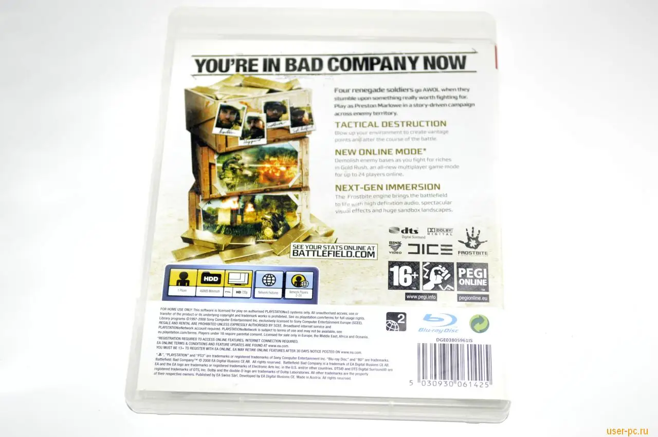 Игра Battlefield Bad Company PS3 | Электроника