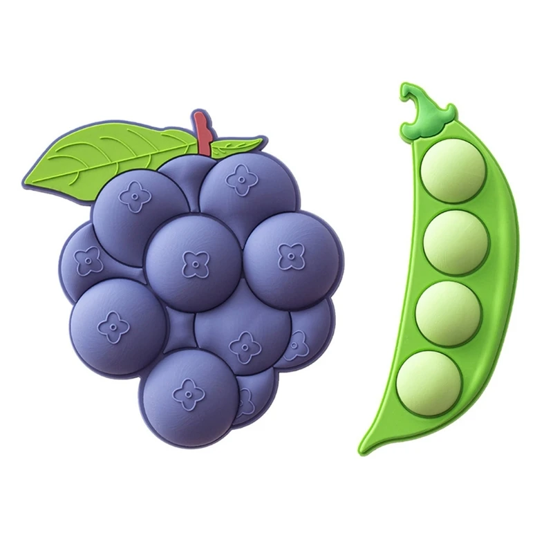 

3D Magnetic Refrigerator Sticker Pea/Grape Bedroom Bathroom Wall Window