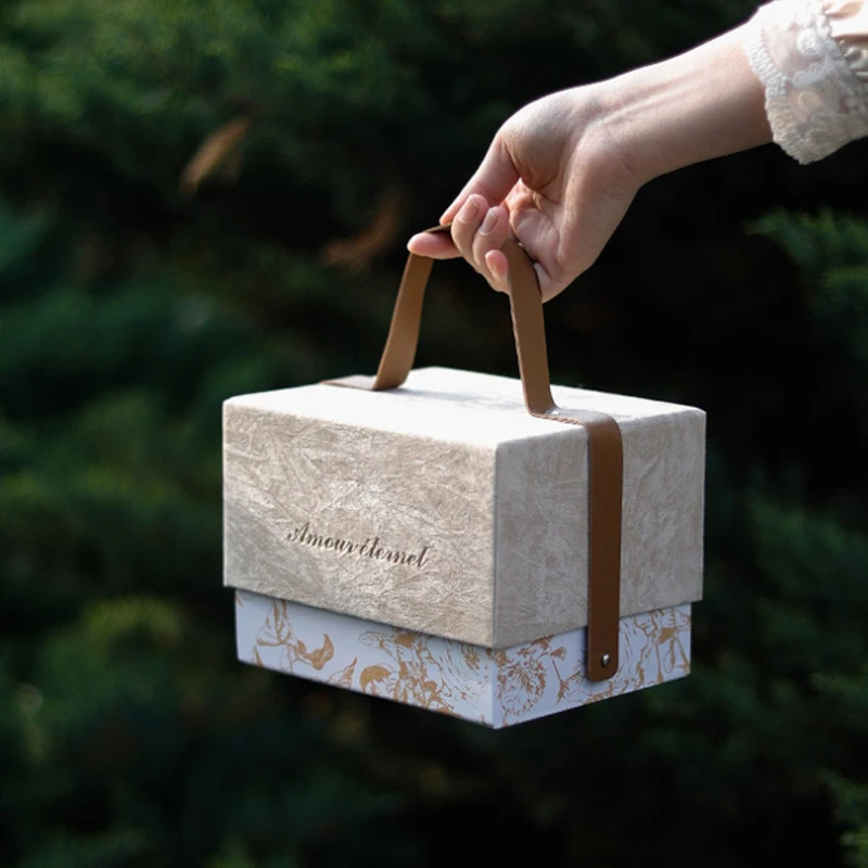 

Gift Box Packaging Wedding Candy Premium Wedding Bridesmaid Portable Gift Box