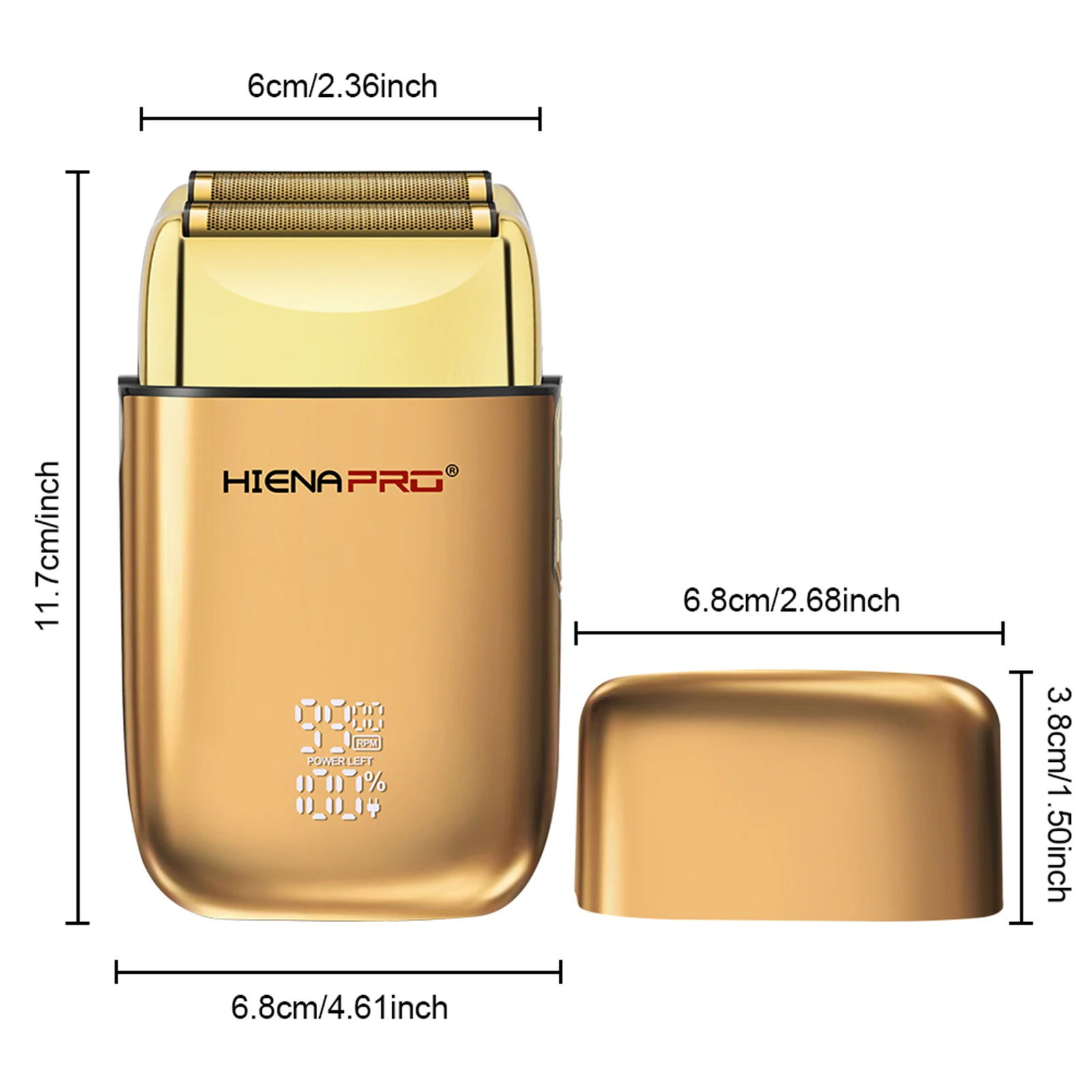 HIENA электробритва для мужчин триммер бороды машинка стрижки волос портативная