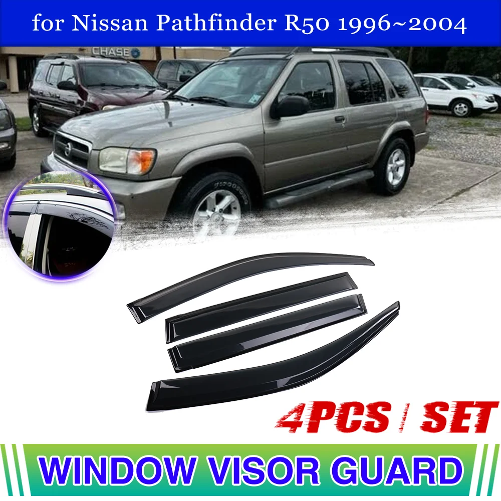 Оконный козырек для Nissan Pathfinder R50 Terrano Infiniti QX4 1996 ~ 2004 1997 1998 1999 2000 2001 2002 2003