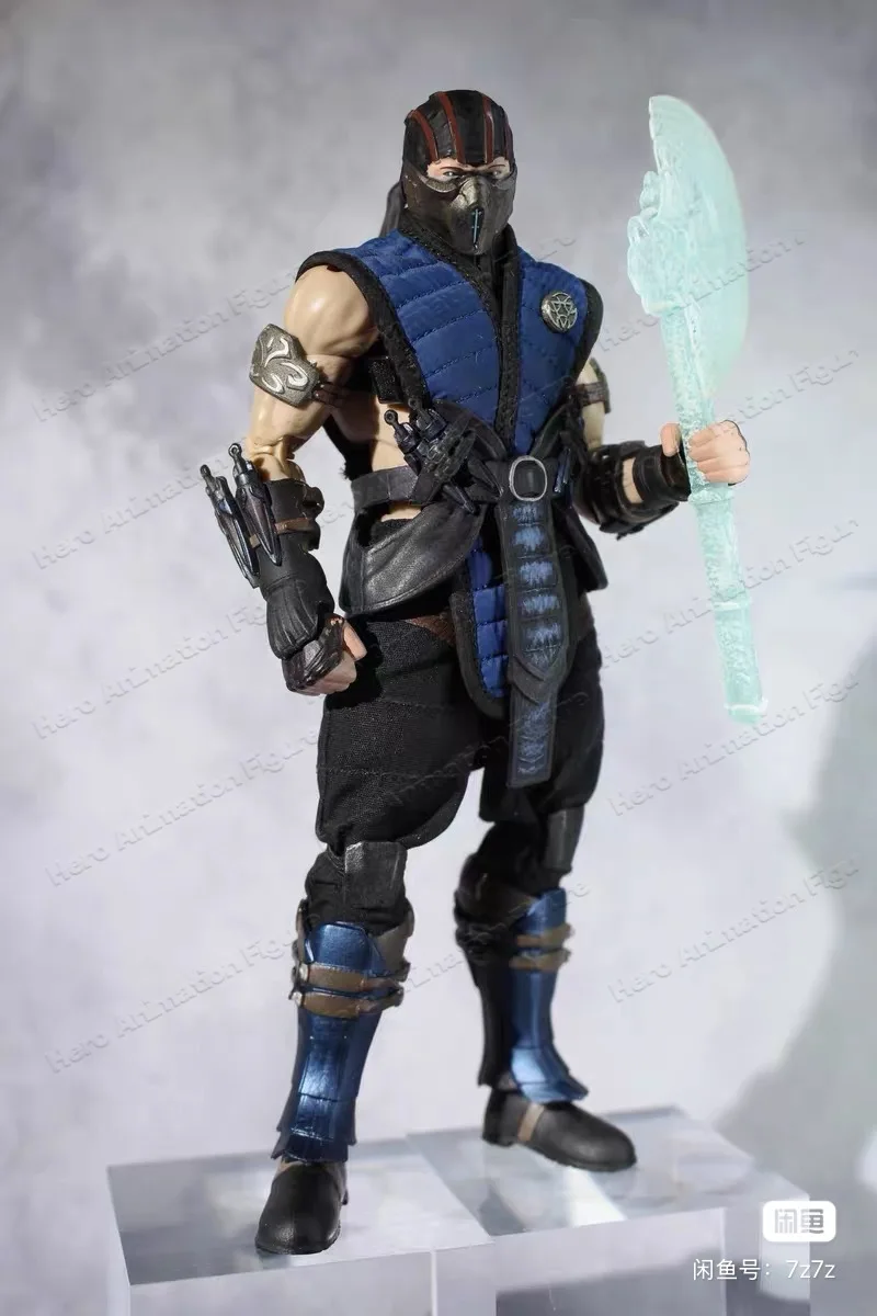 Фото НОВАЯ Оригинальная фигурка JM Toys Mortal Kombat Sub-Zero, классическое переиздание, коллекционная модель, подарок для коллекционеров №4