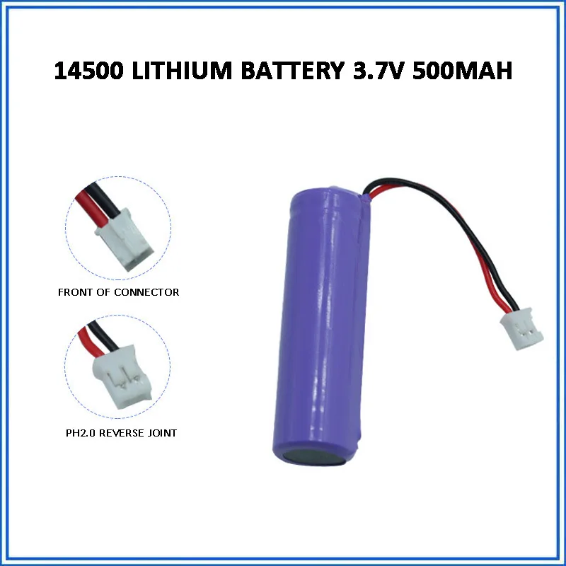 

3.7V 14500 AA Rechargeable Battery 500mah Suitable for Remote Control Toy Helicopter Car Train Motorcycle Battery Original
