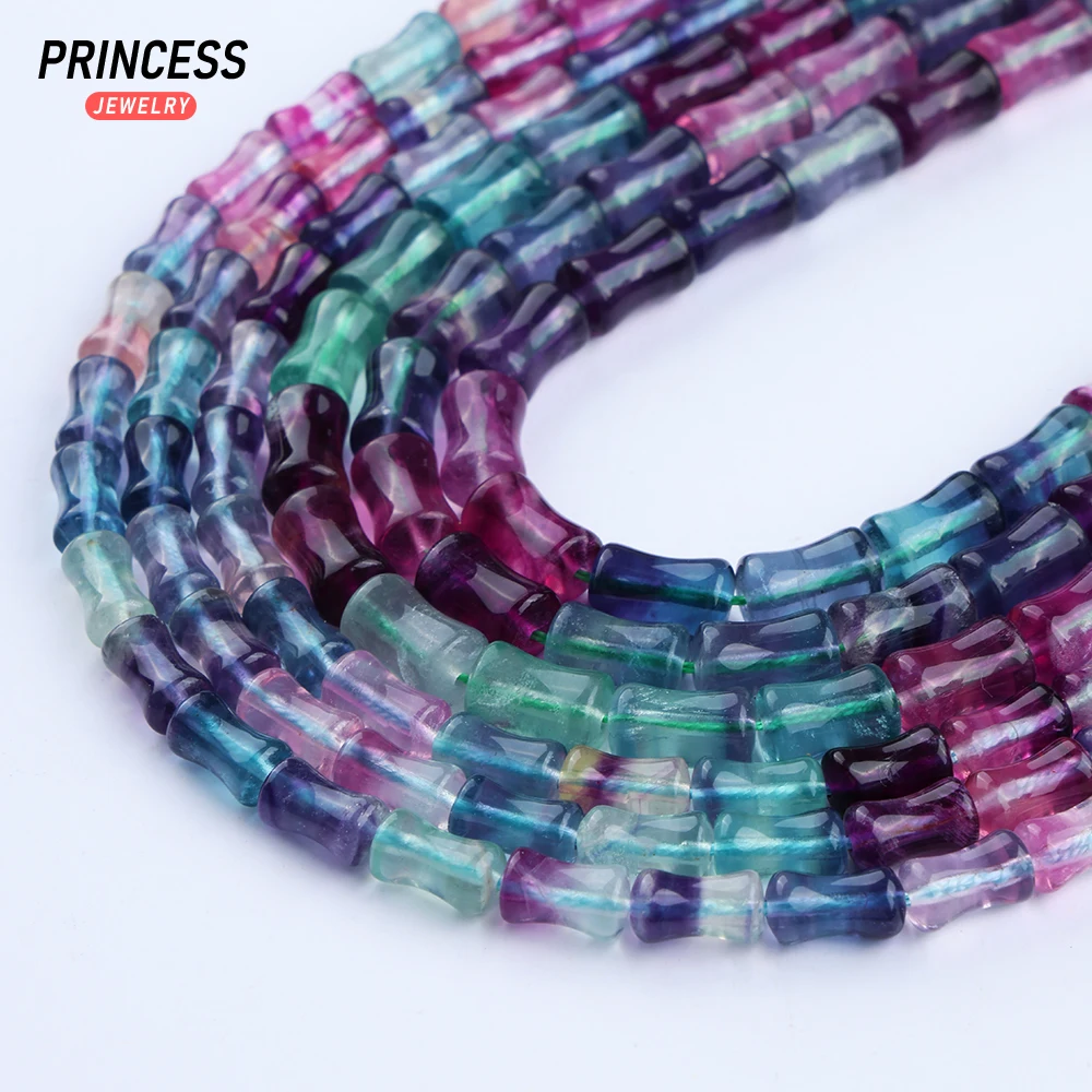 Флюорит из натурального красочного флюорита 6*10 мм 7*12