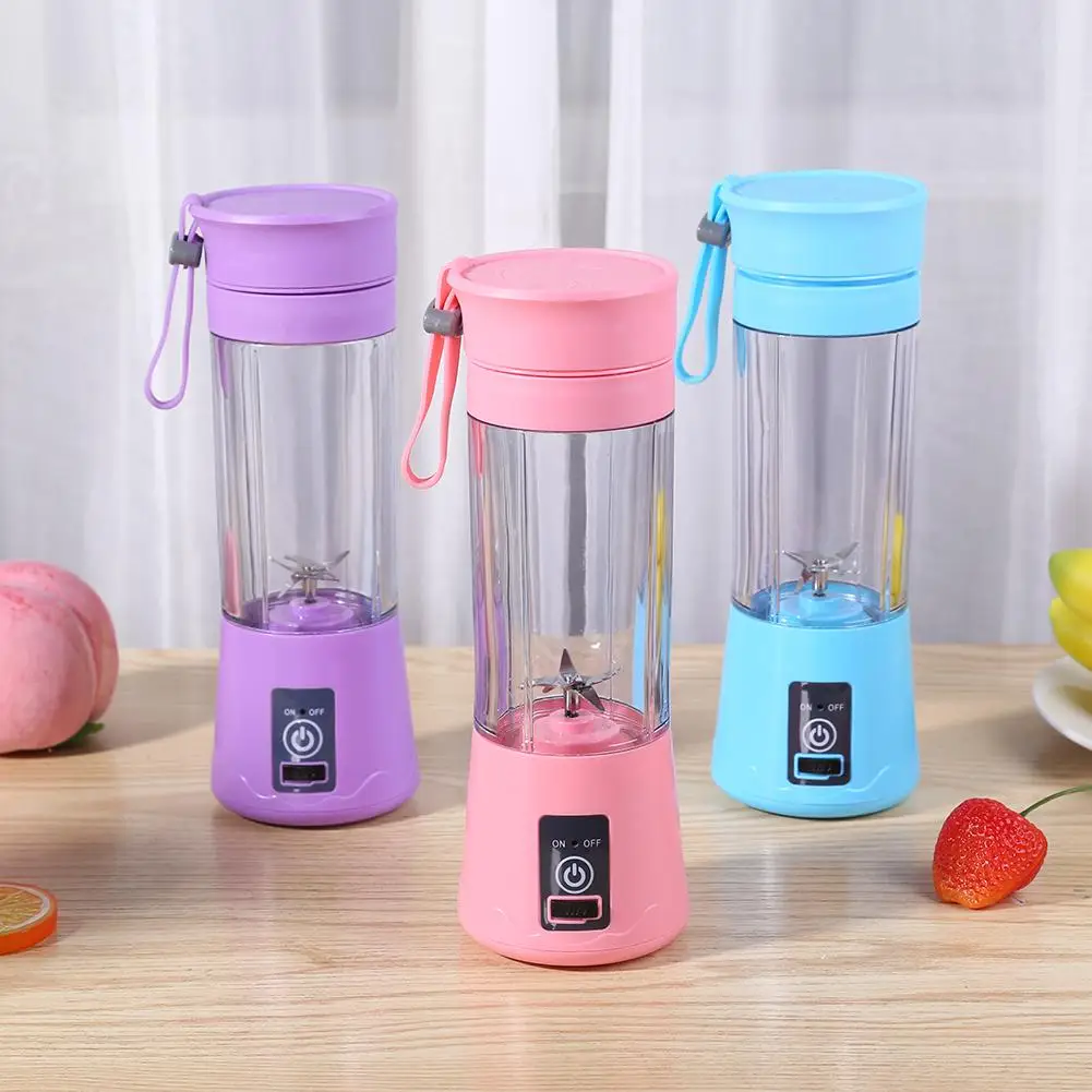

380ml Portable Electric Fruit Juicer USB Rechargeable Orange Blender Machine Food Processor Maker Juice Bottle Home Juicing Cup