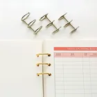 2 шт.компл. металлические кольца для фотостудии, свободное кольцо для обвязки с листьями, канцелярские принадлежности для офиса и школы, универсальные A5, A6