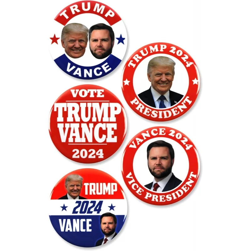 Набор значков политическая кампании для президентских выборок 2024 года