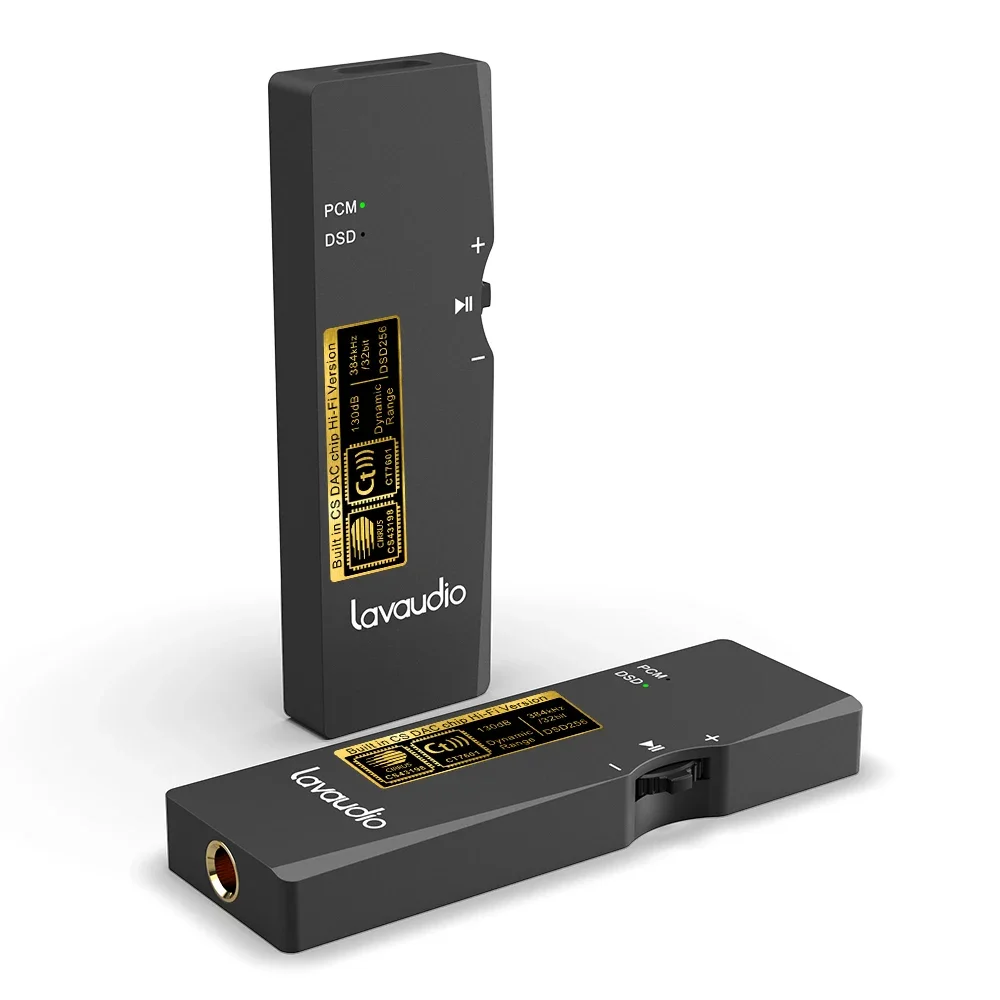 Lavaudio HiFi Portable Headphone Amplifier DSD256 USB-C DAC AMP Hi-Fi Studio Sound for Android iOS PC Mobile Devices