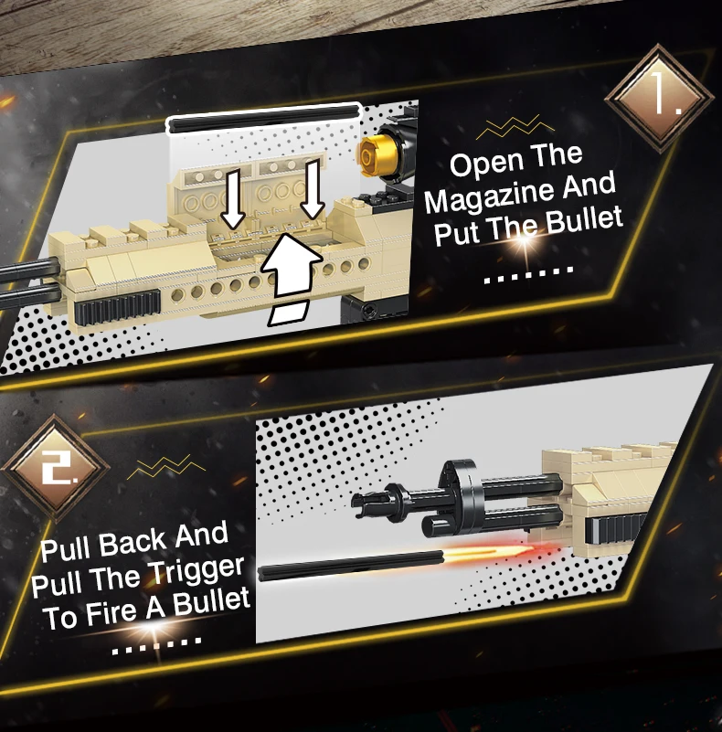 Конструктор штурмовой винтовки Mk14 RCTBOX