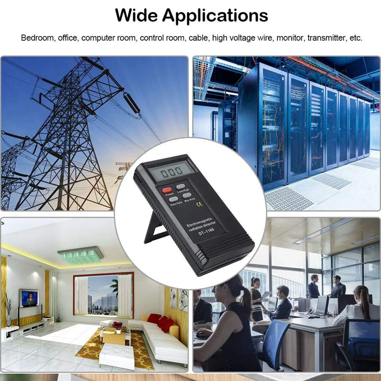 

Детектор электромагнитного излучения Aimometer DT1130, цифровой измеритель ЭМС с ЖК дисплеем, тестер, охотничье оборудование