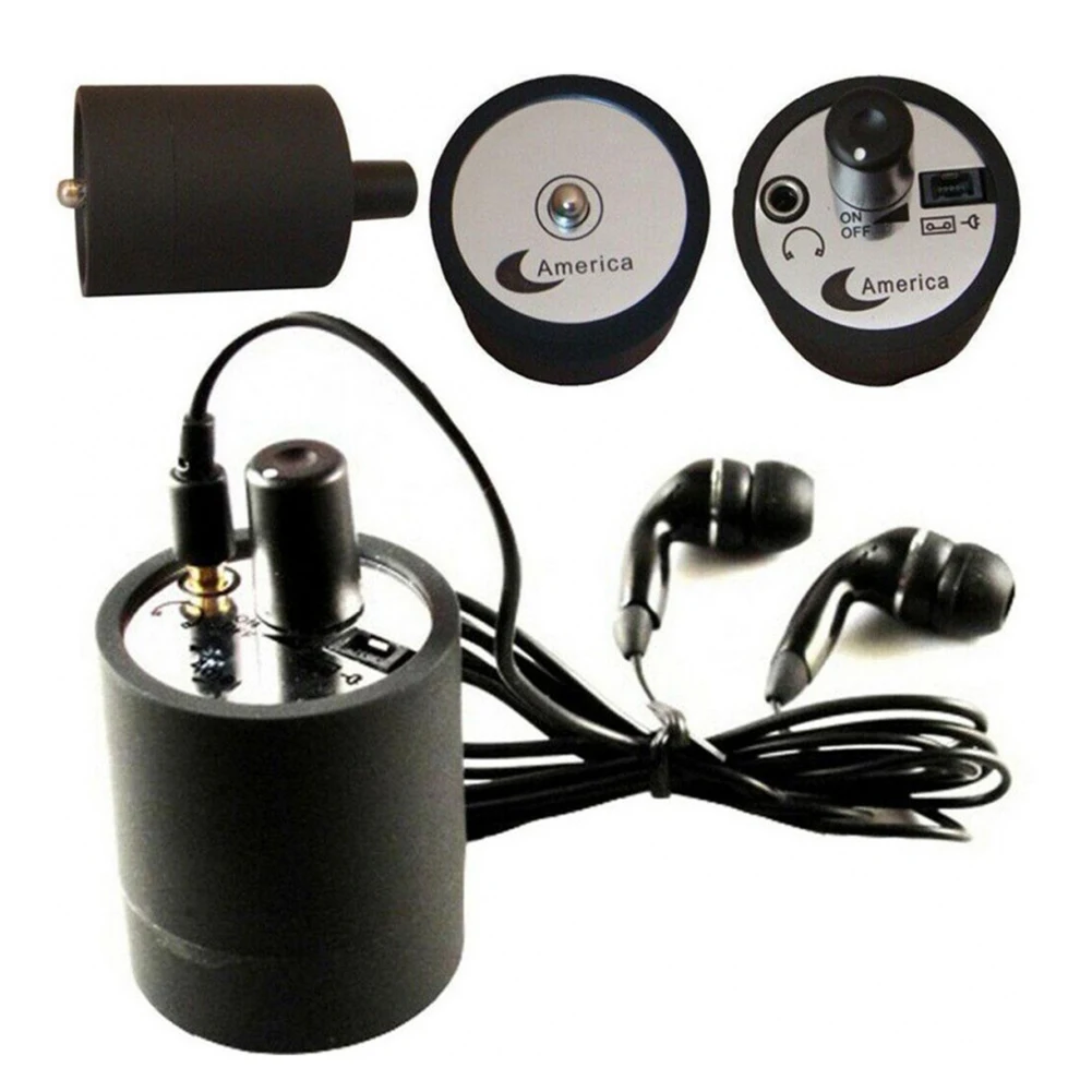 Leak Detector Wall Microphone Voice Listen Detecotor for Repair Oil Hearing Water Leakage Leaking,for Engineer Repair