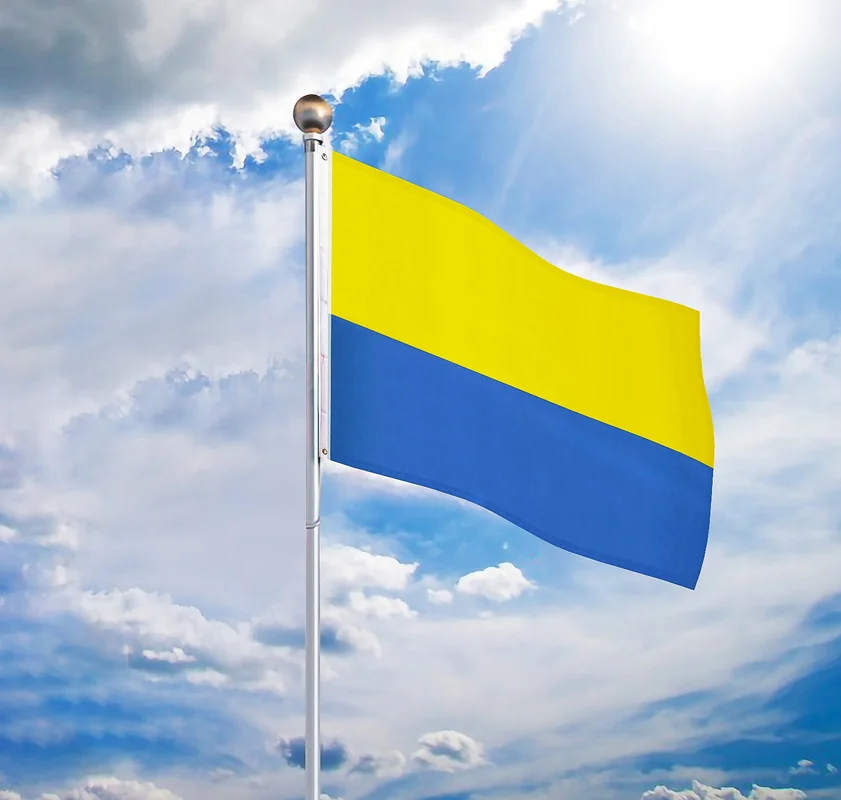 

90*150 см украшенный флаг Украины, большой флаг страны Украины, полиэфирный материал, декор для автомобиля, флаги для дома