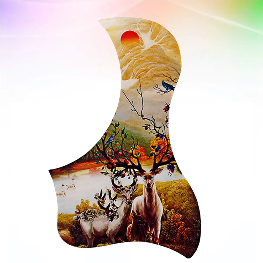 

Pickguard Guitar Pickguards Pvcpick Scratch Adhesive Self Platejazz Electric Pattern Elk Guard Bass Screws Part Celluloid Ply