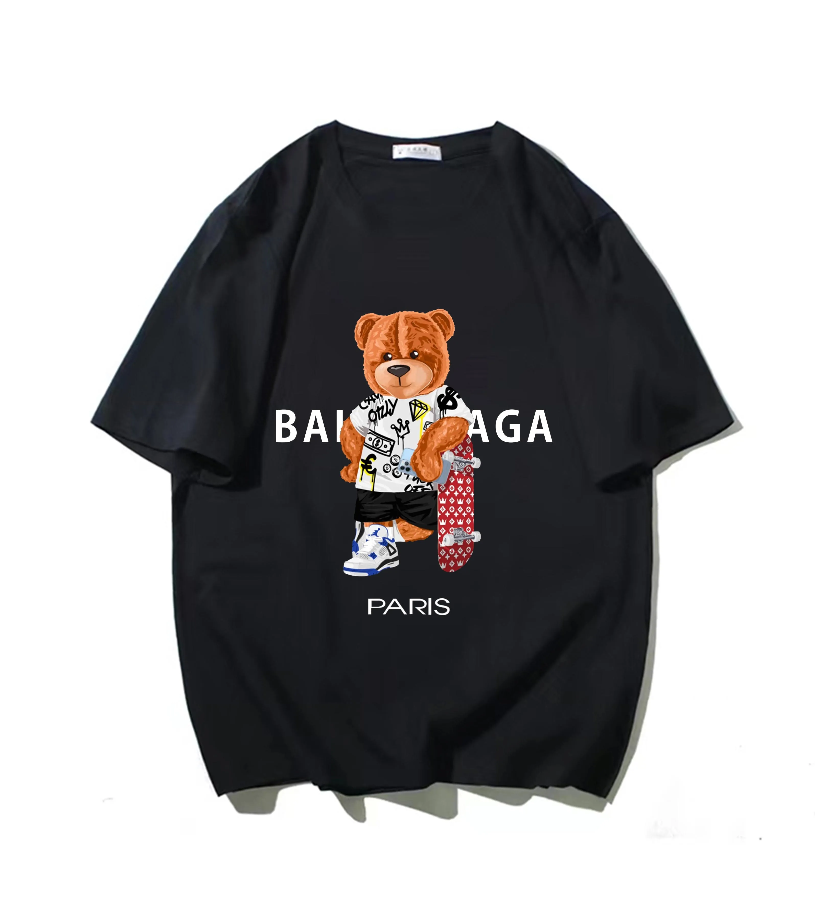 

Oversized Cotton Short Sleeve T Shirt Men Women Brand Loose Tops Tee Leisure Streetwear Harajuku Graphic Printing Free Shiping