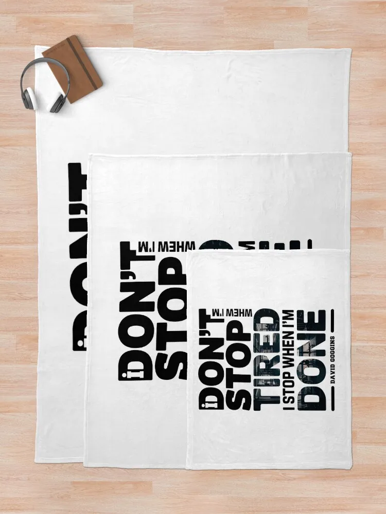 Дэвид Гогон мотивационное одеяло с цитатой меховые одеяла и детские забавные