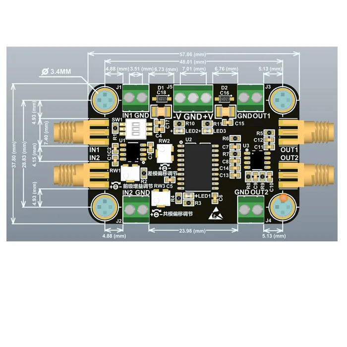 Модуль блокировки AD630 усилитель чувствительное к фазе обнаружение регулирует