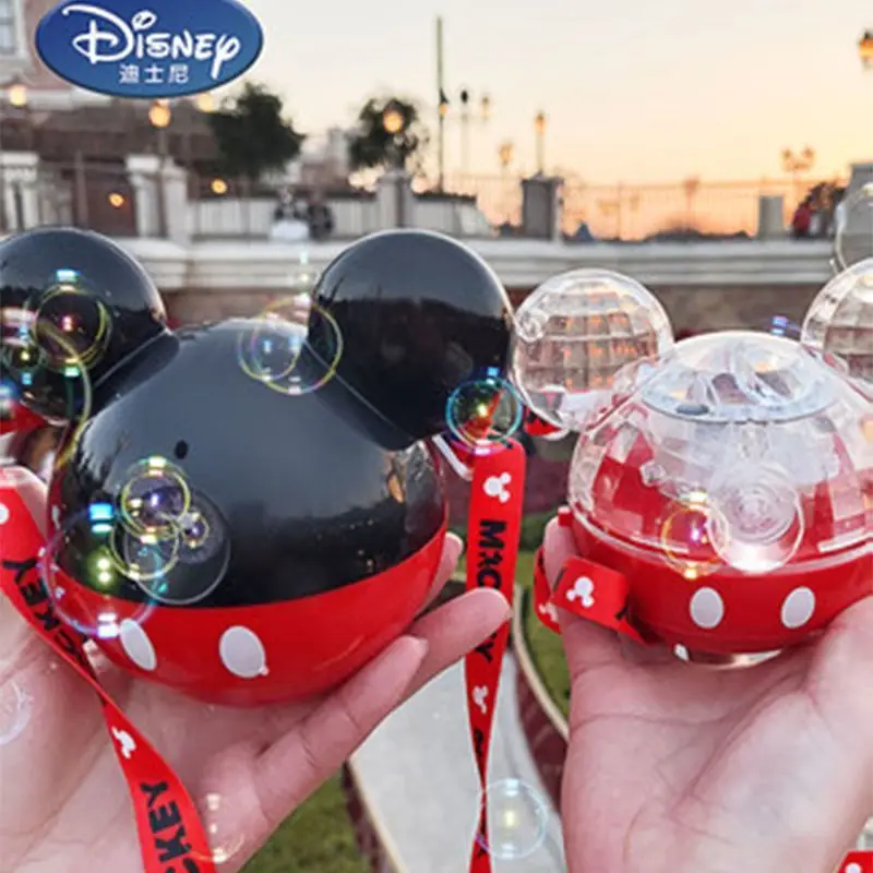 

Автоматический светильник ящийся музыкальный пузырьковый пистолет Disney с героями мультфильмов, летнее уличное пузырьковое пистолет большо...