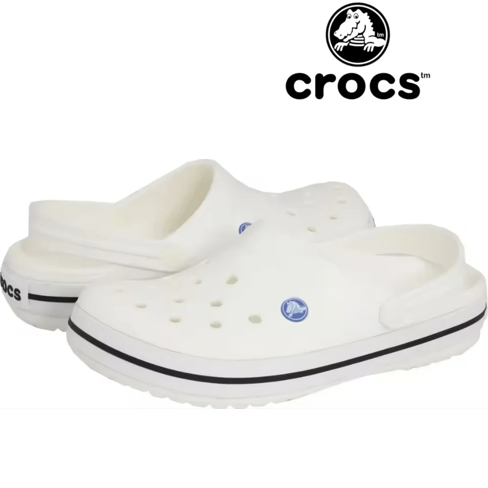 Crocs унисекс-сабо для взрослых пляжная обувь с крокодиловой лентой мужские