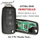 Jingyuqin 3BT дистанционный флип-ключ 434 МГц ID48 чип для VW Volkswagen GOLF PASSAT Tiguan Polo Jetta Beetle Skoda Seat Car 5K0837202AD