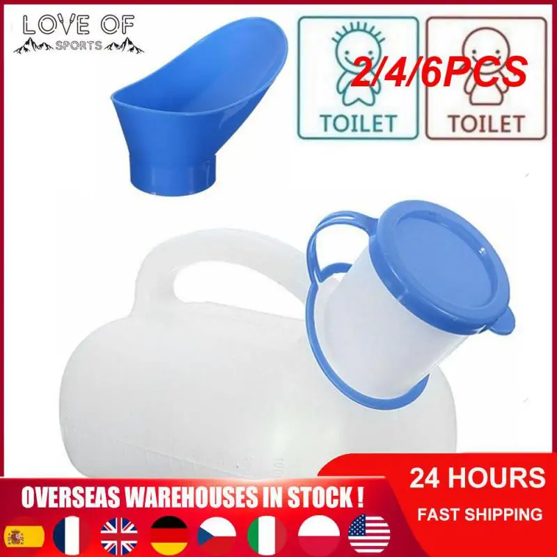 

2/4/6PCS Female Male Portable Plastic Mobile Toilet Car Travel Camping Hiking Journey Urinal Long Distances Travel Outdoor