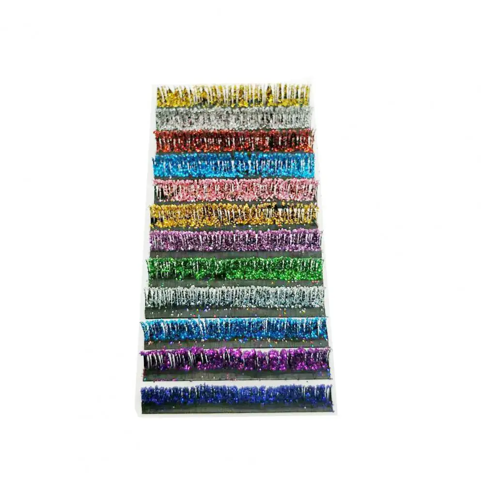 

Очаровательные высококачественные волоконные блестящие красочные объемные ресницы для макияжа