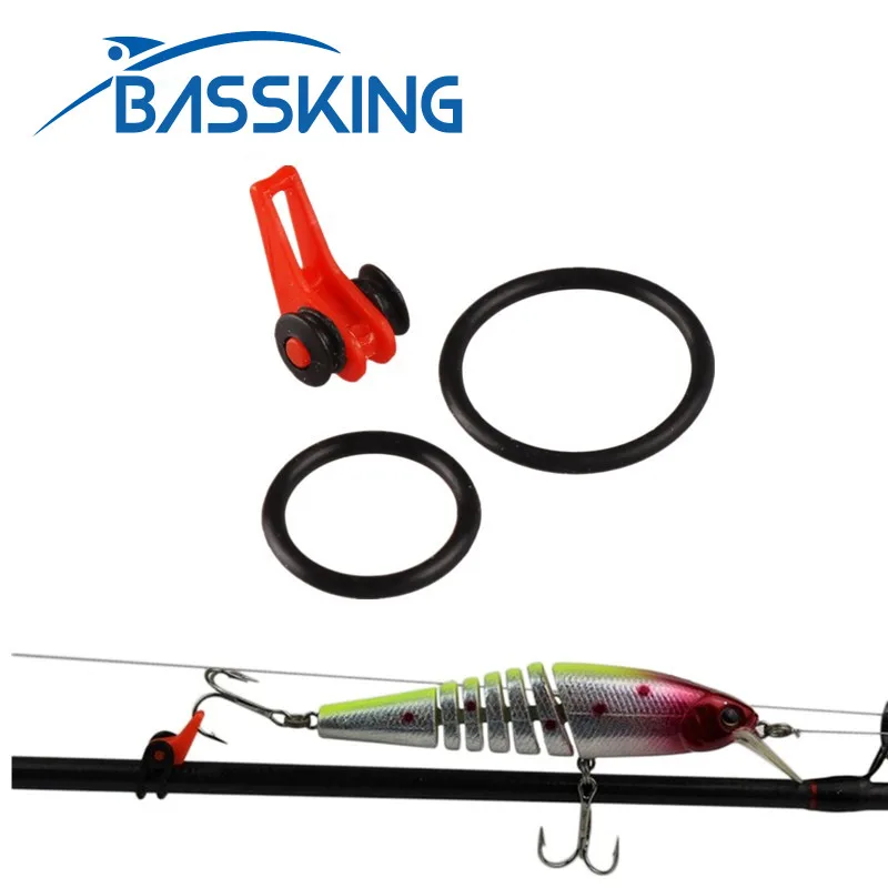 BASSKING 5 комплектов крючок для удочки Tenkara зажим подвесной пластиковая рыболовная