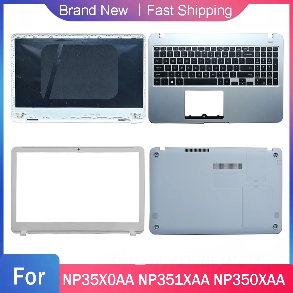 Новая задняя крышка для Samsung NP351XAA NP35X0AA NP350XAA передняя панель упор рук верхняя