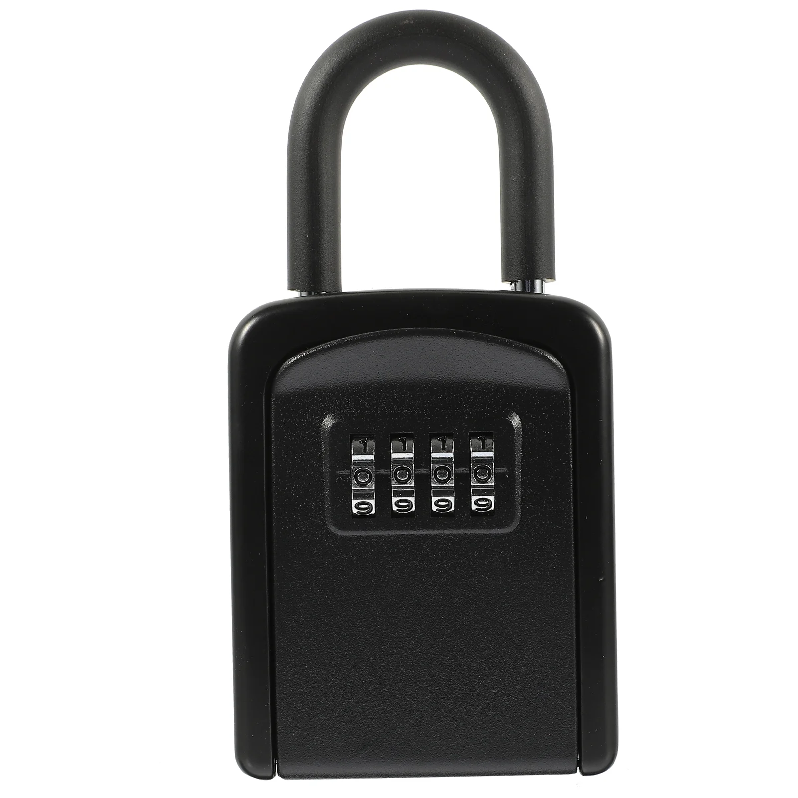 

Car Lock Box Key Security Wall Mounted Free Installation 15X7.2cm Black Steel Office