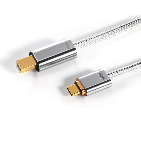 DD ddHiFi TC09BC USB-C to USB-B HiFi Audio Cable with Double Shielded Structure and High Quality Sound