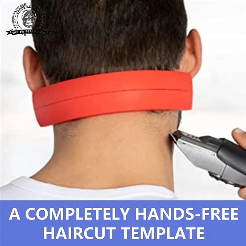 1 Шт. Шаблон Для Стрижки Бороды С Направляющей Вырезания Нескользящий Безопасный