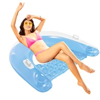 iatable mattresses water hammock lounge chairs waterpool float mat water sports toys swimming water pool hammock recliner