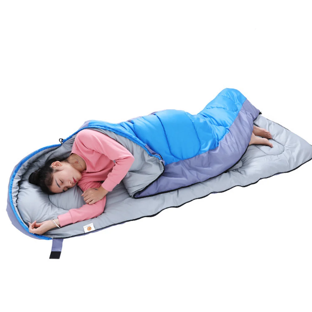 

1PC Camping Sleeping Bag Zipper Sleeping Pouch Camping Tools for Hiking Backpacking