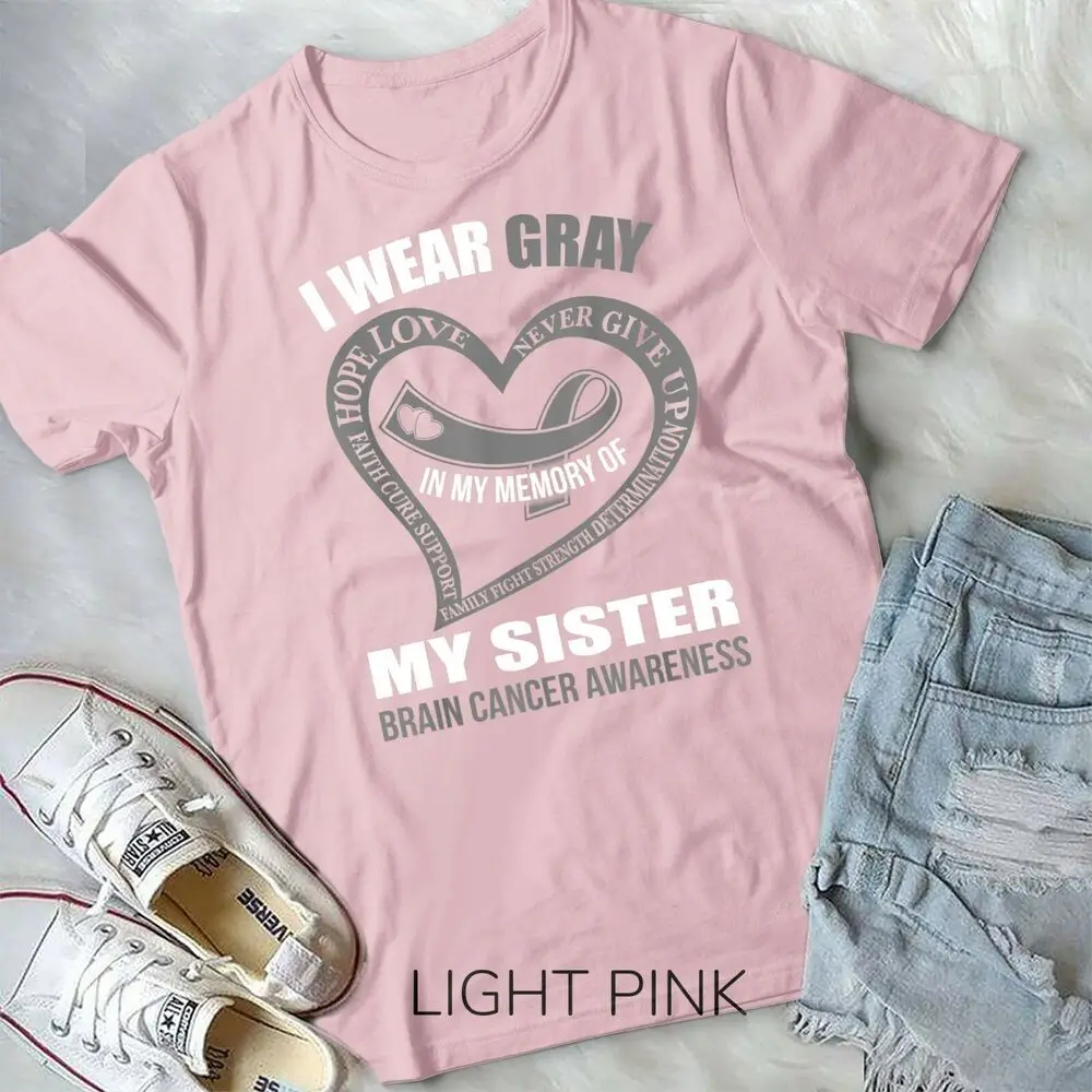Футболка унисекс в память о раке мозга моей сестры
