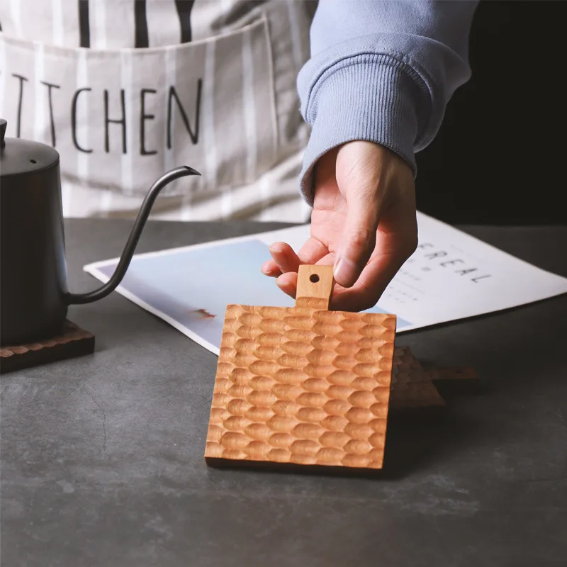 Черный орех искусственный набор цельная деревянная сотовая форма кофейная чашка