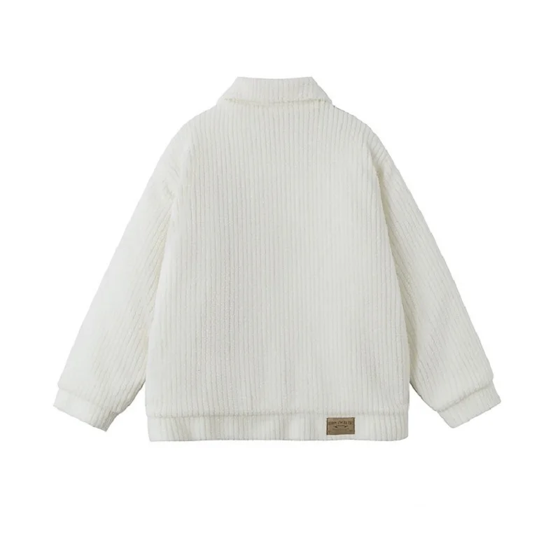 Rainbowtouches Winter Fleece Faux Fur Parkas Fashion Warm Women Lambswool Coat High Street Couple Streetwear Fleece Jacket Men