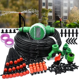 KESLA Сад Микро Капельное ирригация Набор для полива таймер контроллер автоматическое охлаждение запотевания 13 см спринклерная система Кола теплица