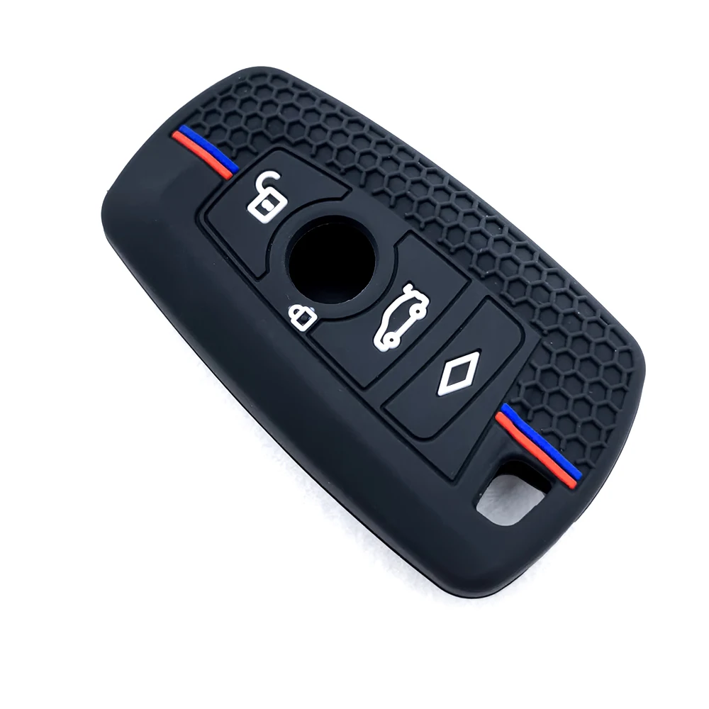 

Для BMW F20 F30 G20 f31 F34 F10 G30 F11 X3 F25 X4 I3 M3 M4 1 3 5 серии силиконовый чехол для дистанционного ключа автомобиля, чехол для брелока, аксессуары