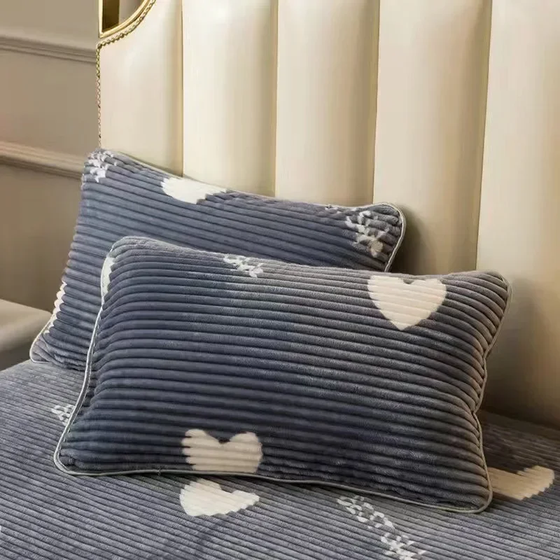 JUSTCHIC 1 шт. утолщенное зимнее одеяло пододеяльник из молочного бархата