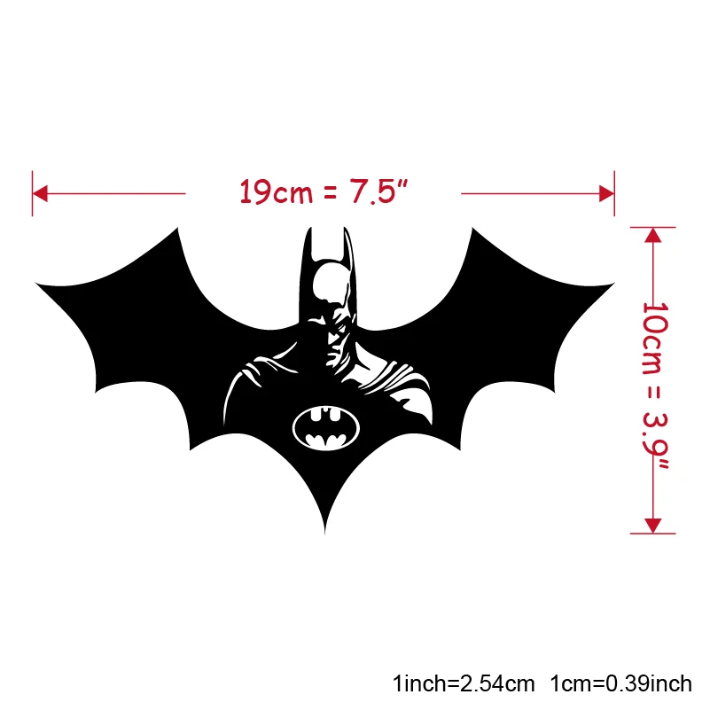 Наклейки на бампер с рисунком Бэтмена |