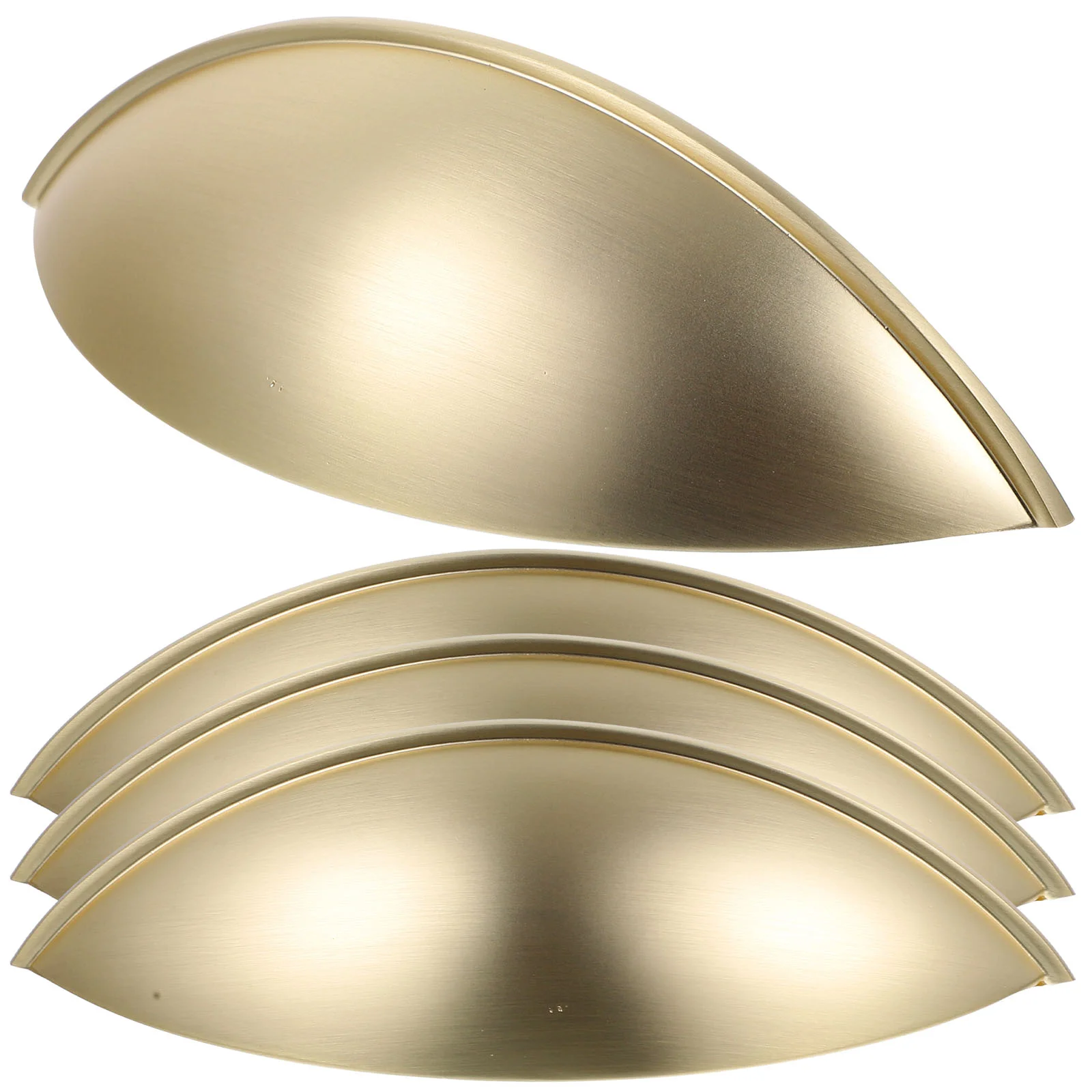 

4pcs Door Handle Half-circle Zinc Alloy Furniture Pull Handle Dresser Knob