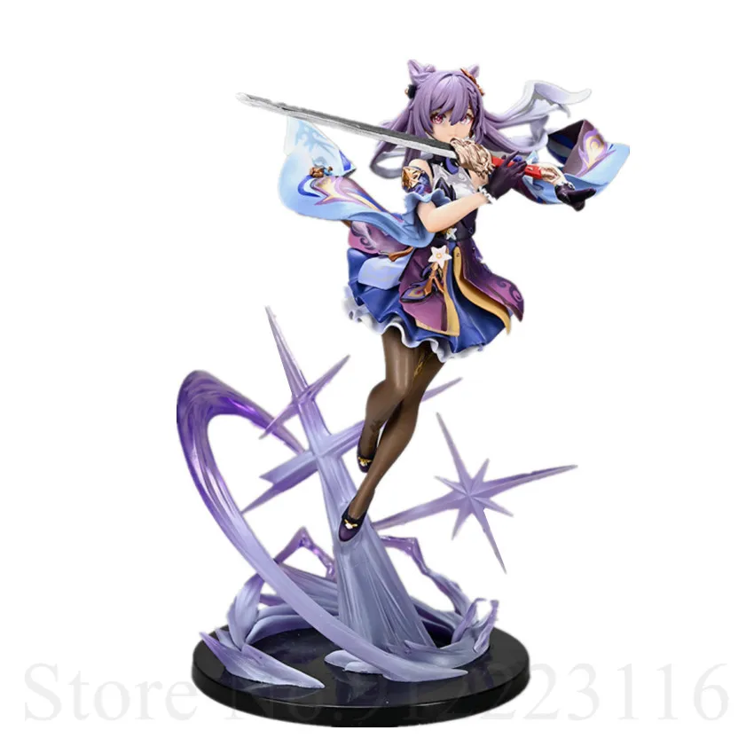 

Аниме APEX-игрушки, 26 см, Genshin Impact KeQing Klee Shogun Girl, ПВХ экшн-фигурка, модель, игрушка, игровая статуя, Коллекционная модель, кукла, подарки
