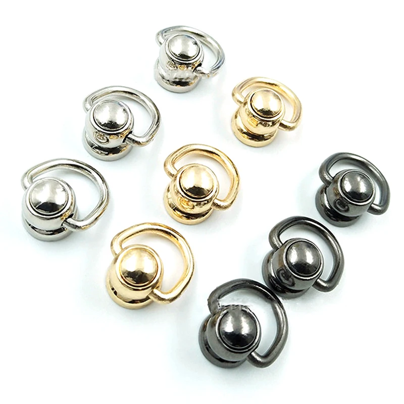 10 шт. поворотные шипы для сосков с кольцом сумка из чистой меди